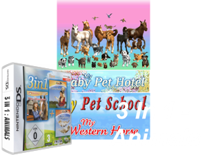 3 in 1 - Animals (Europe) (En,Fr,De) Cover